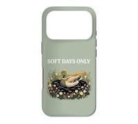 Soft Days Only Cute Duck Pond Cozy Nature Cottagecore Calm Case for iPhone 17 Pro