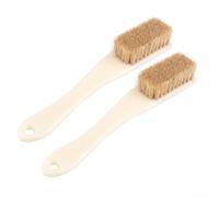 Soft Detailing Brush Set for Leather Seats and Vents(25mm Yellow) | nylon bristles, safe for leather and fabric, removes dust from vents, seats, 2-pack value