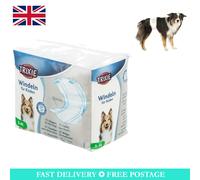 Soft & Discreet Dog Diapers for Male Dogs - 12 Pack | Small/Medium, Easy Closure