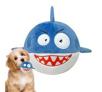 Soft Dog Ball,Squeaky Plush Dog Teething Toys | Animal Shape Soft Bouncy Game Double Layer Tear Resistant Plush For Cat Teeth Grinding Cleaning