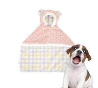 Soft Dog Blanket, Pet Blankets for Cats - Dog Blanket with Hood - Creative Winter Coat for Dogs and Cats with Hat, Thickened Cloak Blanket for Soul