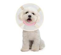 Soft Dog Cone Collar After Surgery-Adjustable Comfortable Mesh Recovery Cone for Dogs prevent licking, Alternative to Plastic Elizabethan Collar for Small Miniature Puppies(Pink-M)