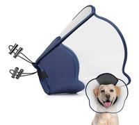 Soft Dog Cone Collar Alternative for Large Dogs After Surgery, Adjustable Pet Head Neck Recovery Cone Anti-Lick, Comfortable Elizabethan Protective Collar Cone of Shame for Healing