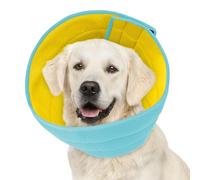 Soft Dog Cone Collar Alternative to Stop Licking, Comfy E Cones for Large Medium Dogs After Surgery, Comfortable Elizabethan Recovery Head Ecollars of Shame, XL Pet Neuter Neck Collars Anti Licking