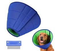 Soft Dog Cone Collar, Dog Cones After Surgery Soft, Cone for Dogs Prevent Licking, Scratching, Lightweight, for Small Dogs With Soft Protect Edge, 23-27cm, With a Pet Comb