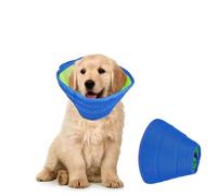 Soft Dog Cone Collar for Dogs After Surgery, Breathable Cone for Dogs to Stop Licking, Adjustable Neck Recovery Collar for Pets, for Small Dog with Soft Protect Edge