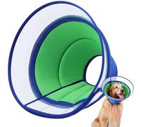 Soft Dog Cone Collar for Dogs After Surgery, Buster Collars for Dogs and Cats, E-Collars for Pets, Adjustable Dog Recovery Collar for Pets, Protective Head Cone for Dog Prevent Licking (Blue, Size 6)