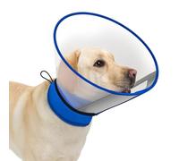 Soft Dog Cone Collar for Dogs After Surgery,Comfy Pet Collar Cone for Recovery, Adjustable Neck Recovery Collar for Pets, E-Collar for Dogs, Protective Head Cone for Dog Prevent Licking(Blue, XXL)