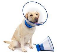 Soft Dog Cone Collar for Dogs After Surgery,Comfy Pet Collar Cone for Recovery, Adjustable Neck Recovery Collar for Pets, E-Collar for Dogs, Protective Head Cone for Dog Prevent Licking(Blue, XL)