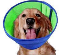 Soft Dog Cone Recovery Collars & Cones After Surgery for Small,Medium Large Dogs,Adjustable Breathable Dog Cone Collar,Protect Pets from Licking Wounds,Soft and Comfortable, Reduce Anxiety (blue, XXL)