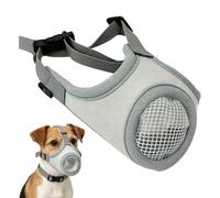 Soft Dog Mouth Cover, Puppy Training Muzzle, Safety Restraint Device, Animal Lovers Trainers Groomers Support for Restraint, Vet Visits Daily Walks Car Travel Hiking Camping Picnic Park 15.75 Inch