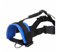 Soft Dog Muzzle for Anti Biting Barking, Breathable Mesh Mouth Guard for Grooming, Walks Fits Small, Medium, Large Sized Dogs(Blue,XXL)