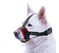 ILEPARK Soft Dog Muzzle Nylon Adjustable to Prevent from Biting, Barking and Chewing, Training Pets (XL, Blue)