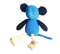Soft Dog Toys | Mice Shape Chew Interactive Toys - Tough Tug Indestructible Puppy Supplies, Crinkle Sound For Outdoor Fetch, Teething, Aggressive Chewing