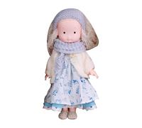 Soft Doll - Cute Rag Doll, Plush Toy, Fall Theme Collectible, Handmade Dress Accessory | Style Fabric Figure For Christmas Halloween Thanksgiving Friends Family