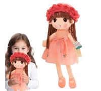 Soft Dolls - Soft Dolls For Babies | Plush Rag Doll Figure Toys | 17" Princess Sleeping Buddy For Kids - Cute Cuddle Rag Doll Girls, Boys, Children, - Giftable Stuffed With Crystal