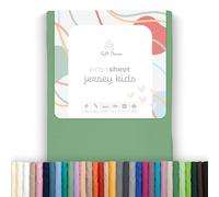 Soft Dream Fitted Sheet 80 x 160 cm Mint - 100% Combed Cotton Jersey - Premium Quality - Fitted Sheet for Cot Junior Bed - OekoTex Certified - Made in EU - 80 x 160 cm Mint