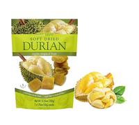 Soft Dried Durian 350g - Delicious Exotic Fruit,Each Bite is Tropical Bliss - 7 x 50g Pack in Each Bag
