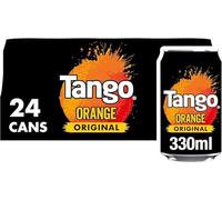 Soft Drink Cans All Flavours 24x330ml (330ml, Tango Orange)