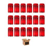 Soft Drinks Variety Pack Cans - Coca Cola Zero Sugar, Diet Coke, Sprite Lemon Lime, Fanta Orange, Dr Pepper Fizzy Drinks | For Pub Party & Family Sharing - (Cans 18 pack- 330ml, Coca-Cola Zero Sugar)