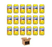 Soft Drinks Variety Pack Cans - Coca Cola Zero Sugar, Diet Coke, Sprite Lemon Lime, Fanta Orange, Dr Pepper Fizzy Drinks | For Pub Party & Family Sharing - (Cans 18 pack- 330ml, Fanta Icy Lemon)