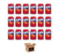 Soft Drinks Variety Pack Cans - Coca Cola Zero Sugar, Diet Coke, Sprite Lemon Lime, Fanta Orange, Dr Pepper Fizzy Drinks | For Pub Party & Family Sharing - (Cans 18 pack- 330ml, Fanta Fruit Twist)