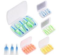 Soft Ear Plugs for Sleep Reusable Noise Cancelling Earplugs for Sleeping Shooting Airplanes Concerts Mowing, 5 Pairs (25 Pair 5 Colors)