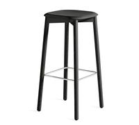 Soft Edge 82 High Barstool Hay Oak black stained - HAY SOFT E 82 HIGH SCHWARZ