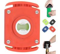 Soft Edge Soda Can Opener, Drop Top Can Opener, Beer Can Opener, For Beer, Iced Coffee, Soda, Energy Drinks Can Top Remover, For Kitchen & Restaurant, Pulls the Top Off (Red)