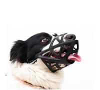 Soft Elastic Dog Muzzle for Small, Medium, Large and Extra Large Dogs, Allows Panting and Drinking, Breathable, Adjustable Ring Pet Muzzle for German Shepherds, Huskies, Labrador Retrievers