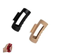 Soft Elastic Fashion Shark Clips - Soft Hair Claw Clips, anti-fall and not easy to break, for Thick or Fine Hair (2pcs-d)