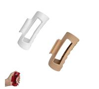Soft Elastic Fashion Shark Clips - Soft Hair Claw Clips, anti-fall and not easy to break, for Thick or Fine Hair (2pcs-c)