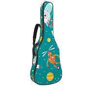 Soft Electric Guitar Gig Bag with Dual Adjustable Shoulder Strap for Bass Guitar Acoustic and Classical Folk Guitar Discover The Cosmos
