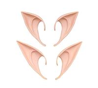 Soft Elf Ears Fairy Pixie Cosplay Accessories Halloween Party Pointed ProstheticTips Ear 2 Different Pairs
