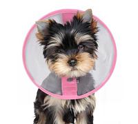 Soft Elizabethan Collar for Small Dogs 2-20 lbs, Comfy Recovery Cone for Post-Surgery Spay & Neuter, Lightweight Breathable Neck Collar to Stop Licking for Teacup Puppies & Yorkies, M