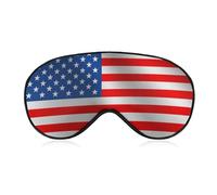 Soft Eye Sleeping Mask, Red Blue White American Flag Sleep Mask, Night Cover Unisex Comfortable Party Game