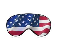 Soft Eye Sleeping Mask, Red Blue White American Flag Sleep Mask, Night Cover Unisex Comfortable Party Game