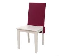 Soft Fabric Chair Back Cover for Hotels, Comprehensive Protection and Aesthetic Appeal (Burgundy)