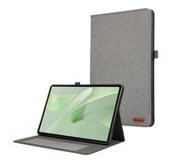Soft Fabric Flip Stand Tablet Case Suitable For Huawei Matepad 12X Air 2024 BKY-W00 12inch Folio Protective Case(Gray,MatePad Air 12)