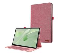 Soft Fabric Flip Stand Tablet Case Suitable For Huawei Matepad 12X Air 2024 BKY-W00 12inch Folio Protective Case(Rose red,MatePad Air 12)
