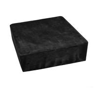 Soft Fabric Record Player Cover 20x15cm Scratch-Proof(Black) | Soft flannel material, prevents scratches, keeps dust away, fits AT-LP5X, classic black color