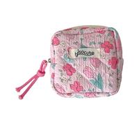 Soft Fabric Sanitary Storage Hygienic Pad for Discreet On-the-Go Care Product Holder Practical Sanitary Napkin Holder Soft Fabric Bag for Travelers and Students