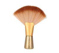 Soft Fan-shaped Brush Barber Hair Cutting Salon Neck Face Duster Brush, Stylish Hair Cutting Tools Hairdressing Attachment with Handle Suit for Stylist Barber