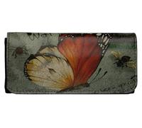 Soft Faux Leather Tobacco Pouch - Butterfly 3