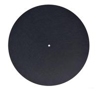 Soft Felt Record Cushion 295mm Dust Protection Layer(Black 295cm) | Non-slip bottom, secure grip on turntables, prevents sliding during play, 295mm diameter, fits standard LPs
