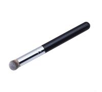 Soft Fiber Concealer Brush with Round Head and Ergonomic Handle, Suitable for Foundation and Cream Makeup, Portable Design for On-the-Go Use (13cm)