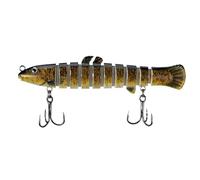 Soft Fishing Extinguishes Salt Water, Loach Lure | Glow in the Night Simulation Loach Swimbait - Multi Joint Glow Bait with Hook and Fishing Accessories for Saltwater Freshwater