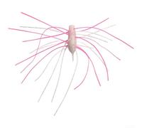 Soft Fishing Lure 4cm Slow Sinking PVC Weedless(1#White)