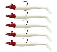 Soft Fishing Lures, 10Pack Soft Plastic Lures, Jig Head Soft Fishing Lures, Paddle Tail Swimbaits Lures, Jerk Bait Lures, Fishing Lures For Bass Trout Redfish Saltwater Freshwater (E)