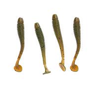 Soft Fishing Lures, 50 Pcs 2 Inch T Tail Grub Worm Baits, Realistic Freshwater Saltwater Tackle Box Accessory for Anglers and Fishing Enthusiasts